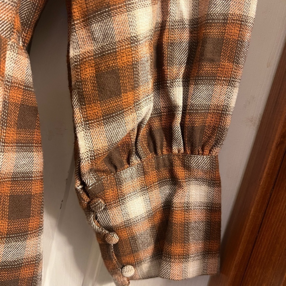 Coco & Jamieson Plaid V-Neck Dress Sz S - Picture 2 of 5